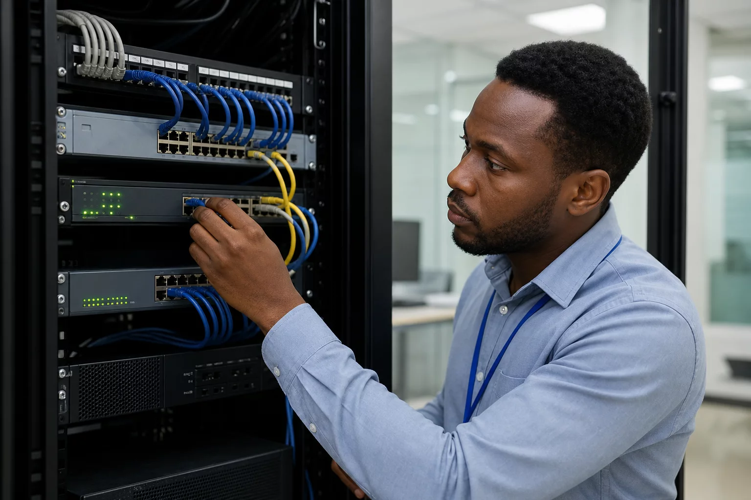 Installation réseau et infrastructure informatique