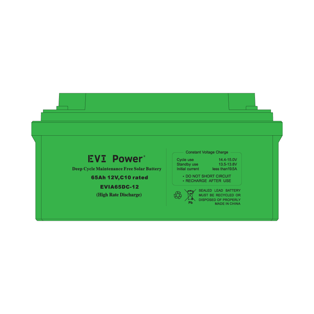 65Ah Deep Cycle Solar Battery