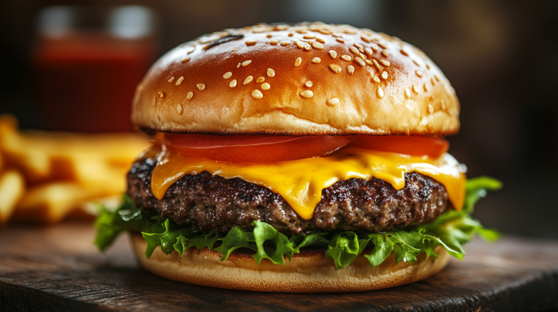 Burger Double Cheese